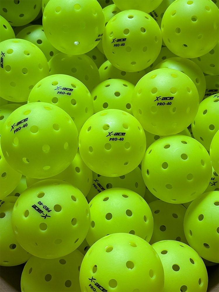 Picture of X-ACEpro40pickleball Peak Ball 40-hole rotational molding one-piece porous hole hole ball practice ball