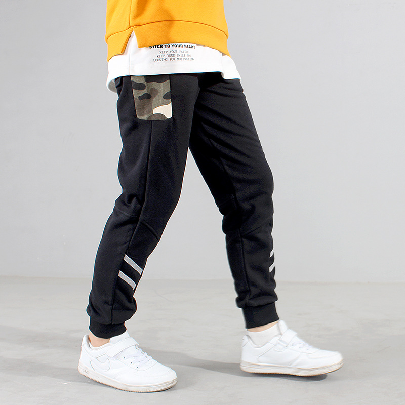 Picture of 2024 Spring and Autumn Korean Style New Children's Trousers Large Children's Camouflage Men's Trousers Children's Wear Casual Trousers