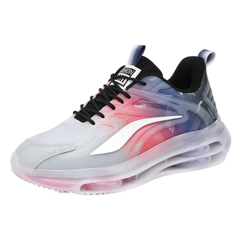 Cross-border plus size Korean-style Fashion Running Men's Gradient Couple's sneaker Lightweight Breathable Mesh Casual Torre Shoes