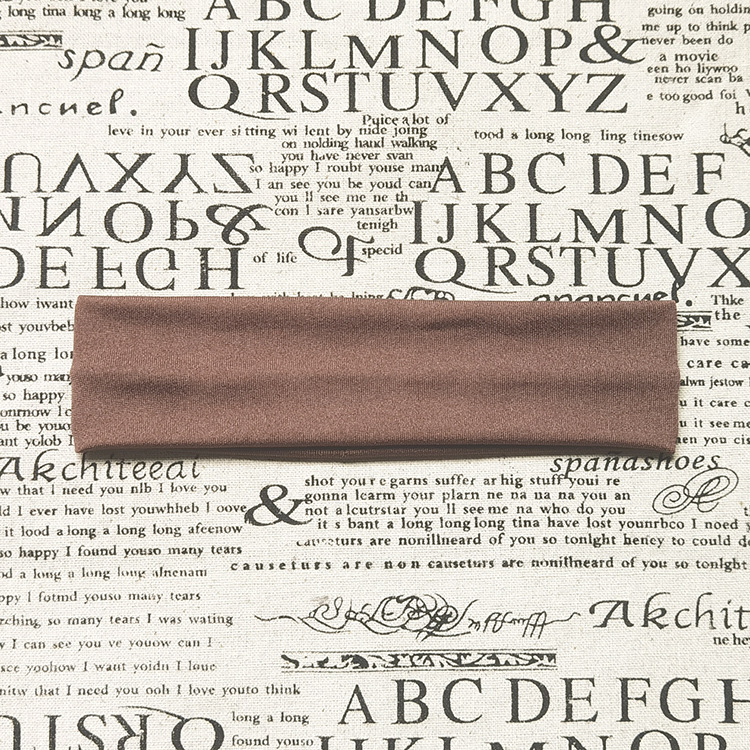 Picture of Factory Direct Supply Korean Style Hair Accessories Yoga Headband Sports Headband Elastic Monochrome Hairband Headband Printable Pattern