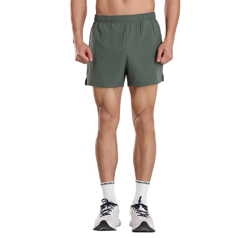 Picture of lulu quick-drying running shorts training marathon sports shorts men's breathable fitness casual three-point basketball pants
