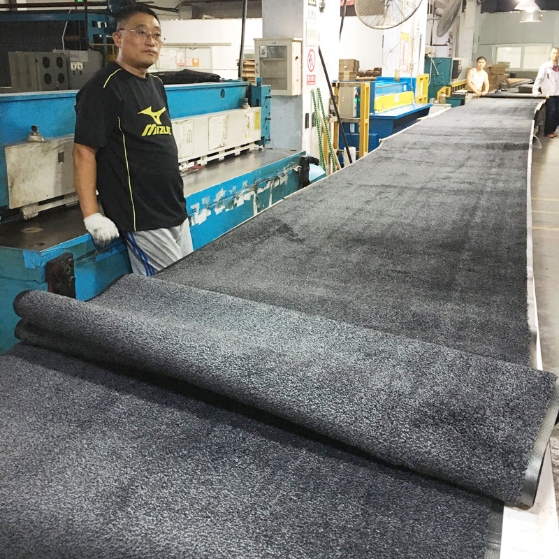 Picture of Jiecheng Carpet Custom Nylon Color Yarn Dust Removal Rubber Carpet Commercial Hotel Company Entrance Floor Mat