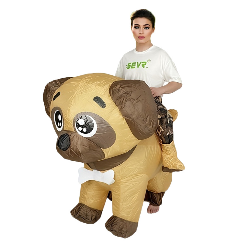 Funny Cartoon Doll Animal Doll Costume Party Performance Costume Halloween Performance Costume Cycling Dog Inflatable
