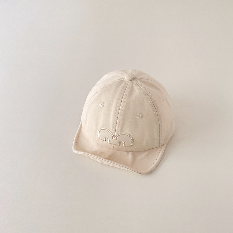 Picture of Baby Hat Spring and Autumn Cotton Big M Cap Children's Cute Super Cute Baseball Cap Baby Warm Soft Brim Cap