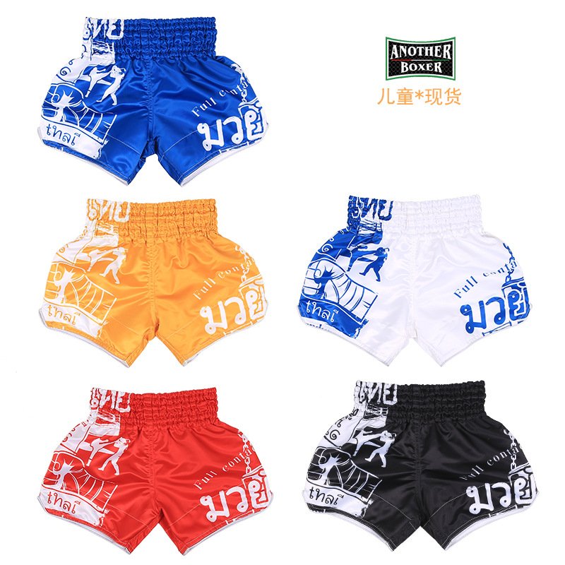 Picture of Children's Boxing Pants Kids Martial Arts Clothing Training Clothing Uc Fighting Clothing Muay Thai Shorts Are Soft, Breathable and Bright