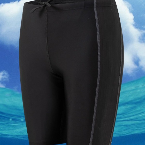 Men's Fashion Five-point Competition Leg Swimming Trunks Waterproof Quick-drying Breathable Swimming Trunks Anti-embarrassment Professional Swimming Trunks