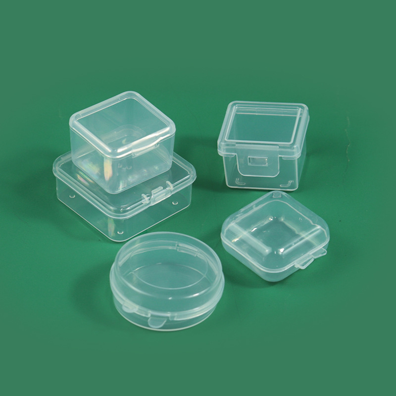 PP Transparent Box Cross-border Cultural and Creative Stationery Plastic Storage Box Nail Art Packaging Box Small Product Display Box Electronic Parts