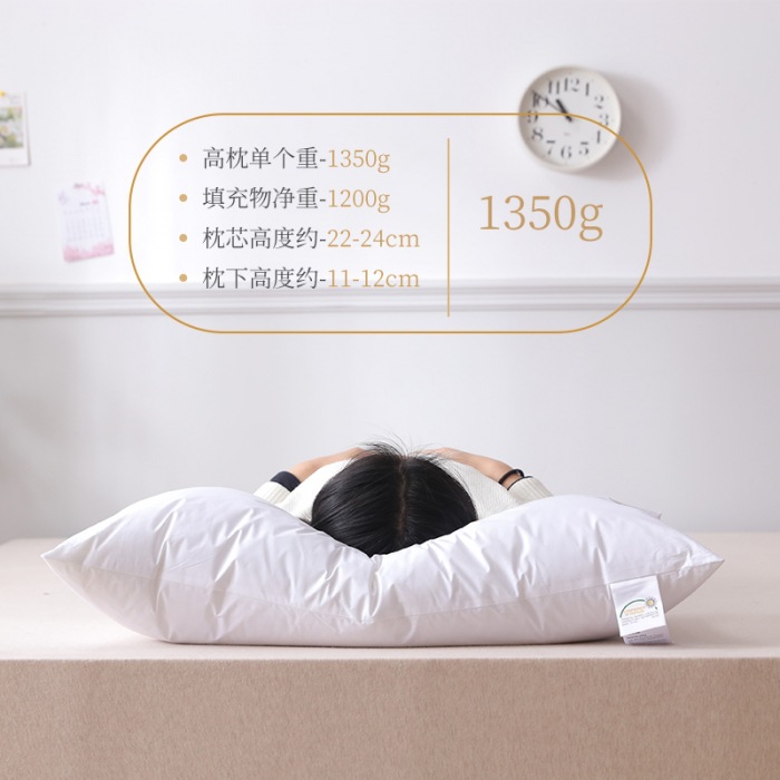Picture of Class a Cotton Pillow Five-Star Hotel Pillow Soy Fiber Pillow Adult Neck Pillow Wedding Hotel Pillow Core Wholesale