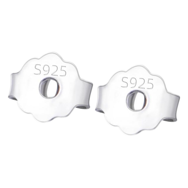 S925 silver earplug earplug bare earnail buckle can be freely matched with earstick sterling silver earplug earplug wholesale