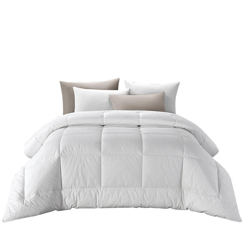 Picture of All Cotton Hotel Bedding Core Bedding Hotel Homestay Thickened Anti-feather Cloth White Feather Velvet Quilt Warm Quilt for Four Seasons
