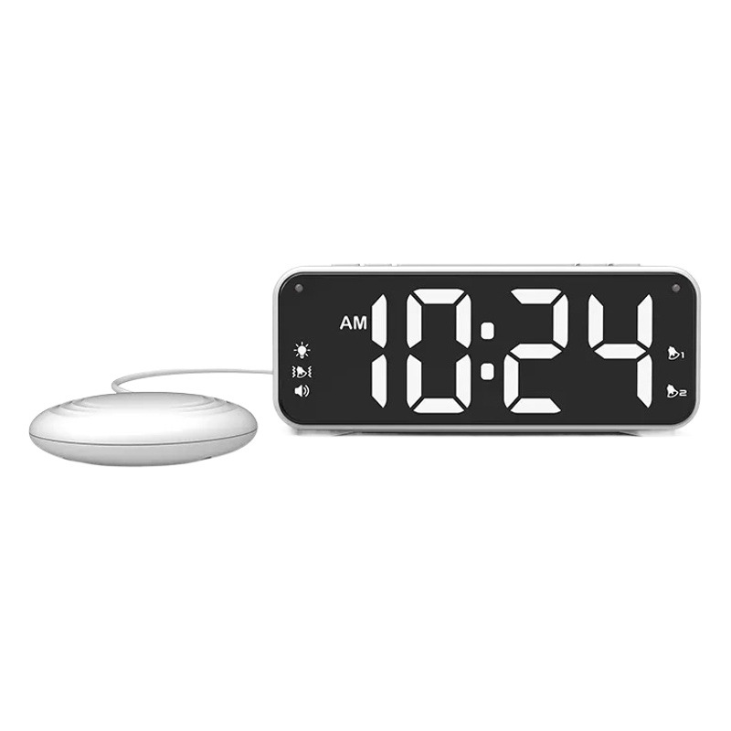 Vibration creative strong vibration alarm clock two sets of alarm heavy sleep vibration loud sound electronic clock strength clock alarm clock