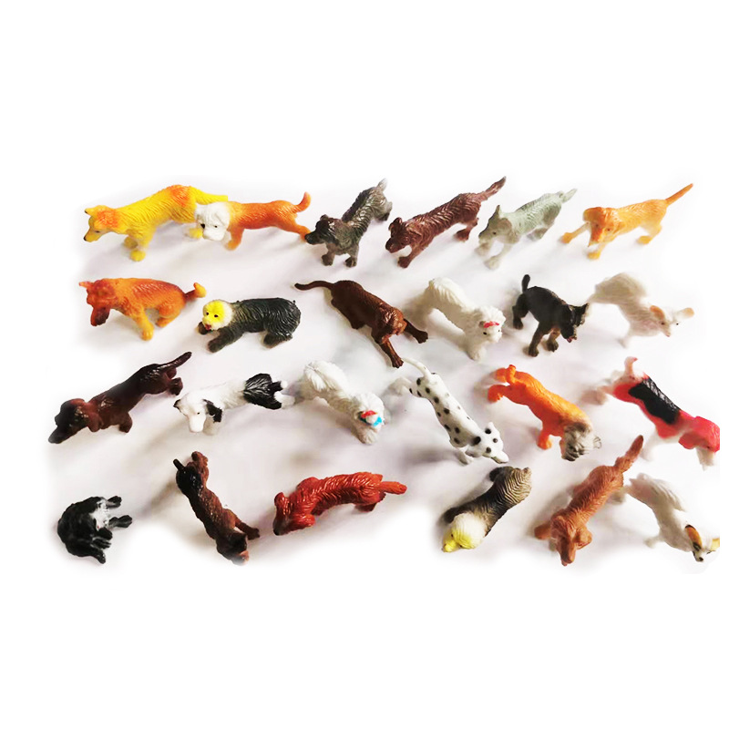 Picture of Simulation Animal Model Cat Dog Ladybug Solid Environmentally Friendly Plastic Stall Toys Children's Day Toys