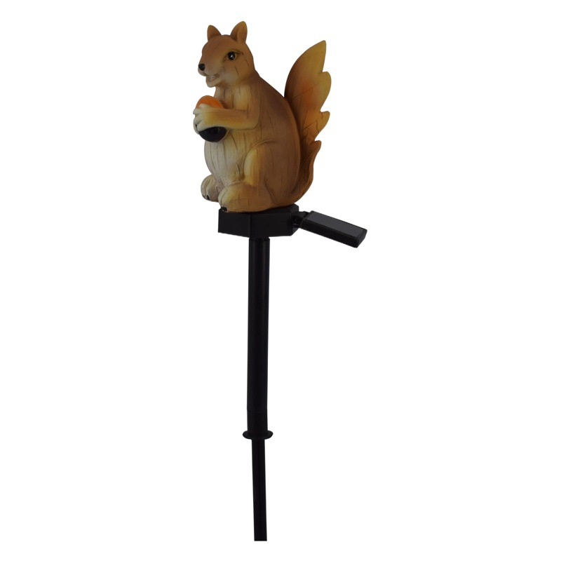 New product LED solar outdoor garden light squirrel modeling lamp animal plug-in villa garden ground plug-in camp light