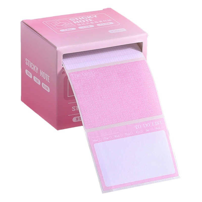 Pull-out sticky note full-stick tearable note stickers students use junior high school students to mark notes with wrong questions to expand