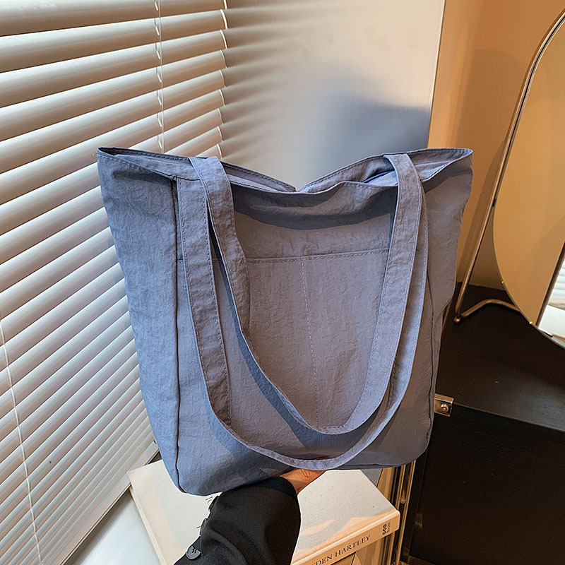 Casual Tote Bag New Shoulder Crossbody Handbag Women's Large Capacity Artistic Student Simple Personality Beautiful Big Bag