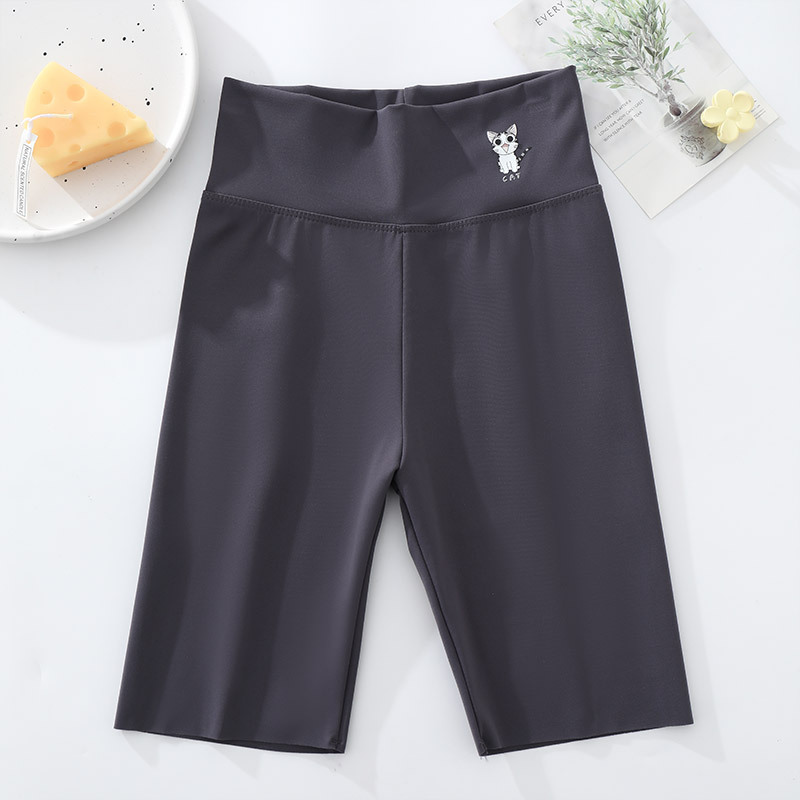 Picture of Girls' Five-Point Shark Pants, Summer Thin Style, Children's Outerwear Yoga Barbie Mid-Length Pants, Leggings Shorts, Korean Style Children's Clothing
