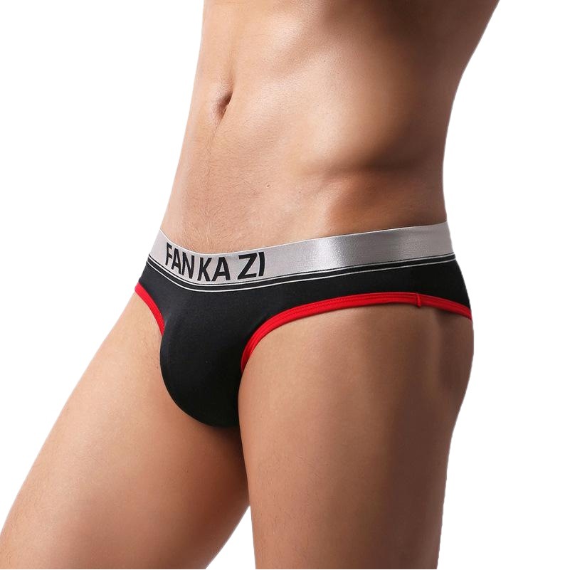 Factory wholesale men's briefs Japanese large size pants waist U convex sexy sports swimming cloth underwear men's foreign trade