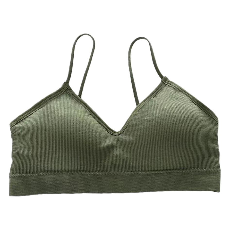 Student thread beauty back underwear women's extra large non-steel ring push up sports vest comfortable high elastic wrapped chest seamless