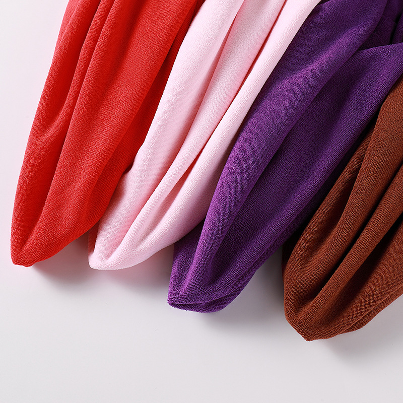 Picture of Double-Sided Weft Woven Towel Cloth Polyester Brocade Towel Cloth Class a Absorbent Home Textile Bath Towel Car Wiping Towel Elastic Fabric