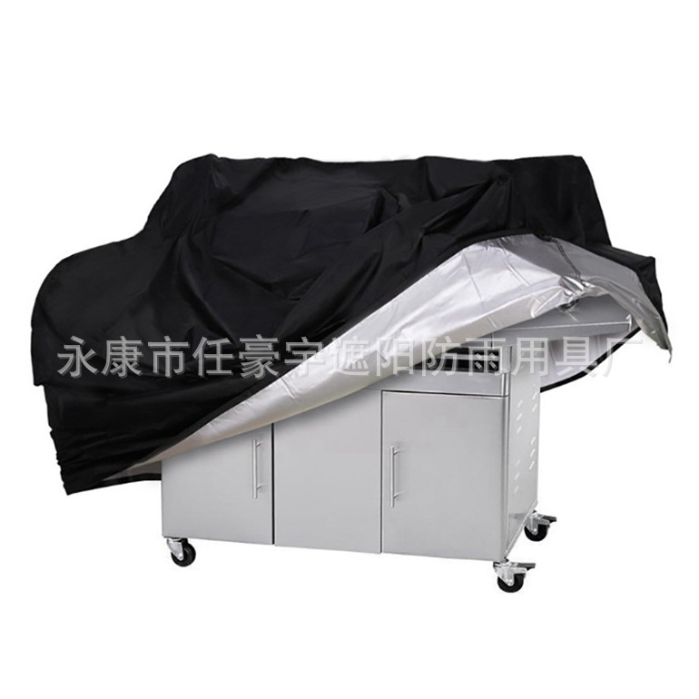 Picture of Cross-Border Hot Selling 190T/210D/300D/420D Outdoor Barbecue Grill Cover Barbecue Machine Cover Sun Protection Cover Bbq Cover