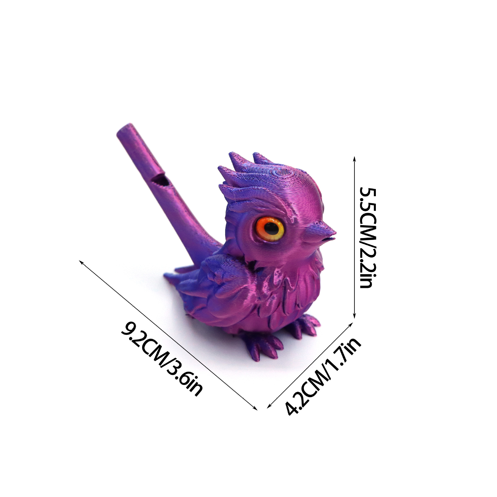 Picture of Cross-border explosions 3d printing bird whistle children's toys imitation bird musical instruments water injection sound change whistle stall wholesale