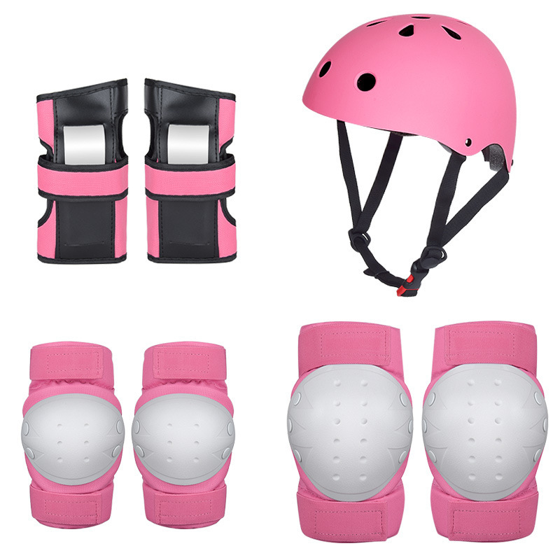 Picture of Factory wholesale adult skateboard protective gear skating sports protective gear suit Heshang head children's roller skating helmet protective gear