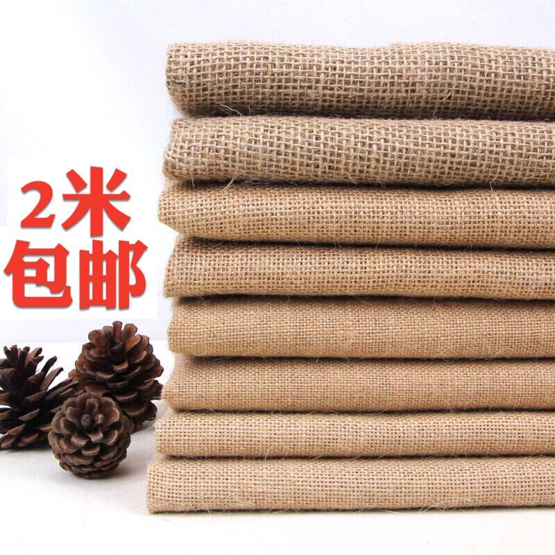 2mlarge hole jute bag burlap retro tea party photo background ceiling wall decoration fabric