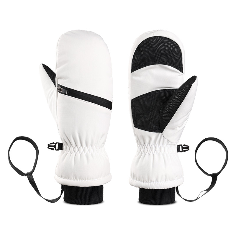 Picture of Ski Gloves for Men and Women in Winter Northeast Subzero Special Ski Protective Gear Waterproof Thickeneded Double-Board Stuffy Warm Gloves