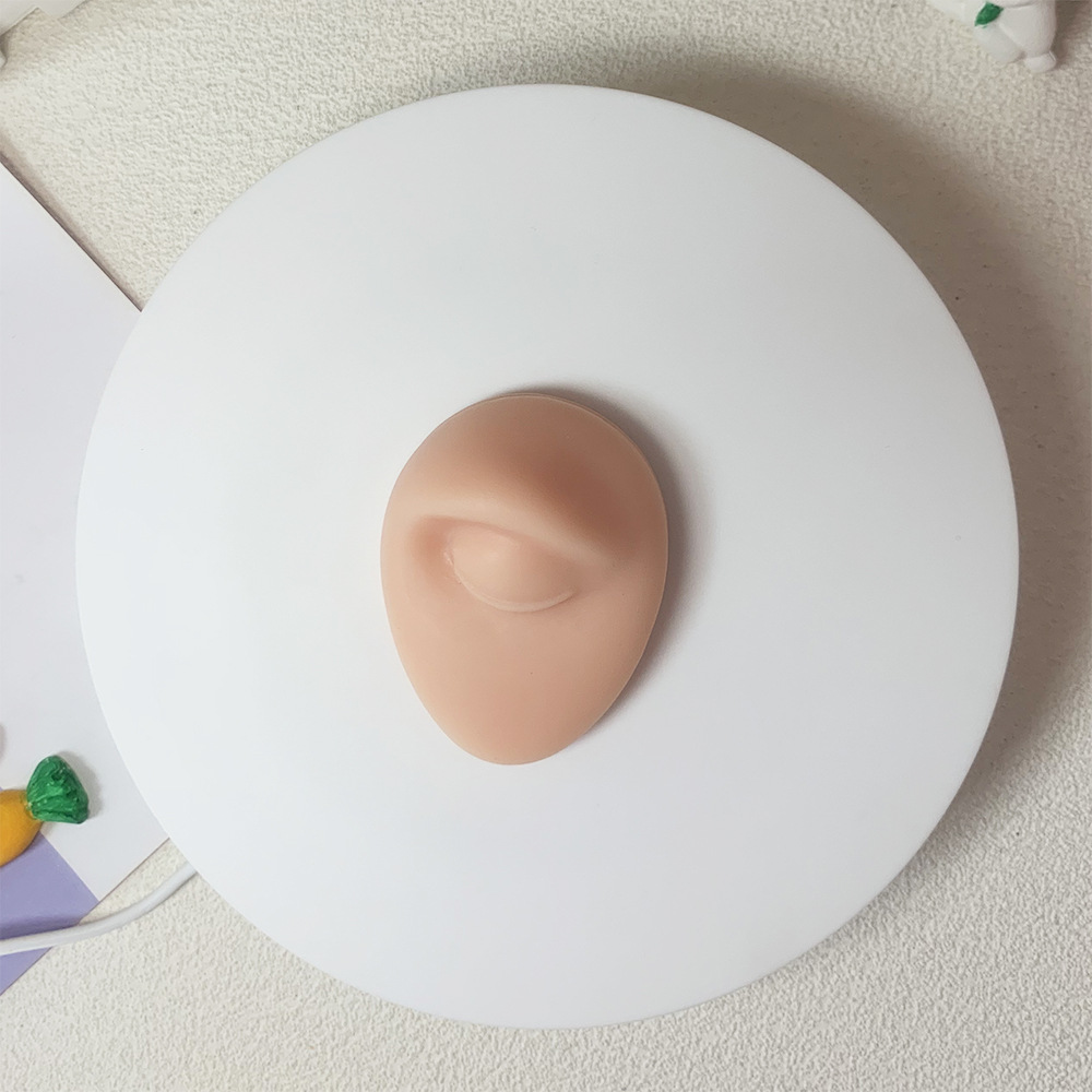 Picture of Silicone Ear Facial Features Model Nose Lip Model Training Posing Tool Nose Nail Tongue Nail Navel Nose Nail Display