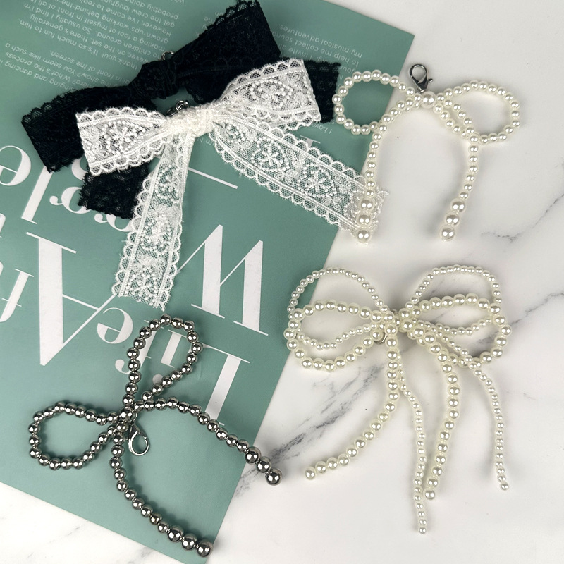 Internet Celebrity DIY Pearl Shoe Flower Bow Tassel Shoe Buckle Pendant Lace Small Fragrance Pendant Shoe Accessories Accessories