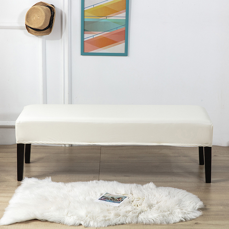Picture of Long Stool Cover Cross-border Piano Elastic Thickened Leather Long Leather Stool Cover Household Hotel Shoe Changing Sitting Stool Cover