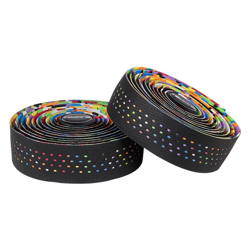 TOOPRE Road Handlehold with Dead Flying Bicycle Strap Non-Slip Breathable Sweat-Absorbing Silicone Bent Hole Handlehold