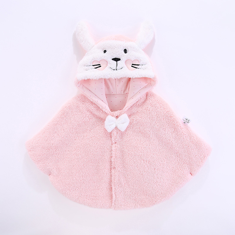 Picture of Baby's Cape Windshield Spring Autumn Winter Outgoing Windbreaker Children's Coat Quilted Girls' Baby's Small Shawl