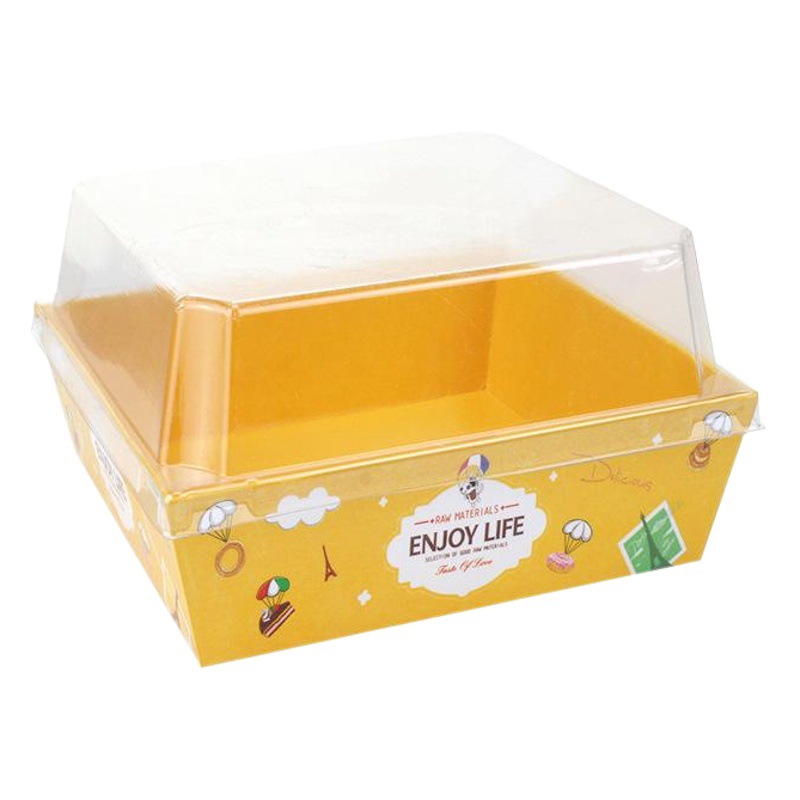 Sandwich Bento Packaging Meat Floss Puff Bread Box Cake Roll Rectangular Cake Bento Box