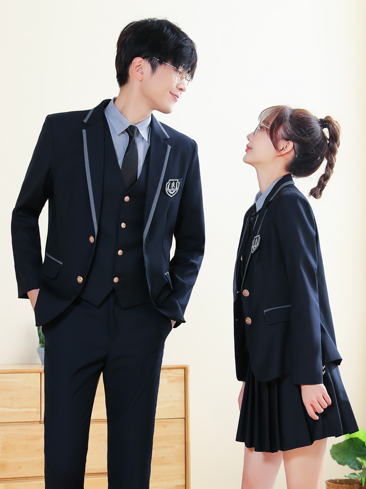 College Style suit Male and Female Senior high school College Uniform Dress Spring Kindergarten Teachers' Garden Uniform JK Uniform