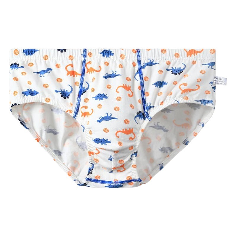 Boys' underwear cotton children's triangle shorts baby don't clip butt four-corner boy middle and big Children Children's underpants