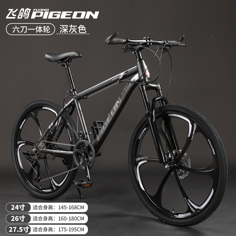 Picture of Flying Pigeon Brand Mountain Bike Men's Variable Speed Off-Road Bike Teenagers Middle School Students Ladies Road Racing Adult
