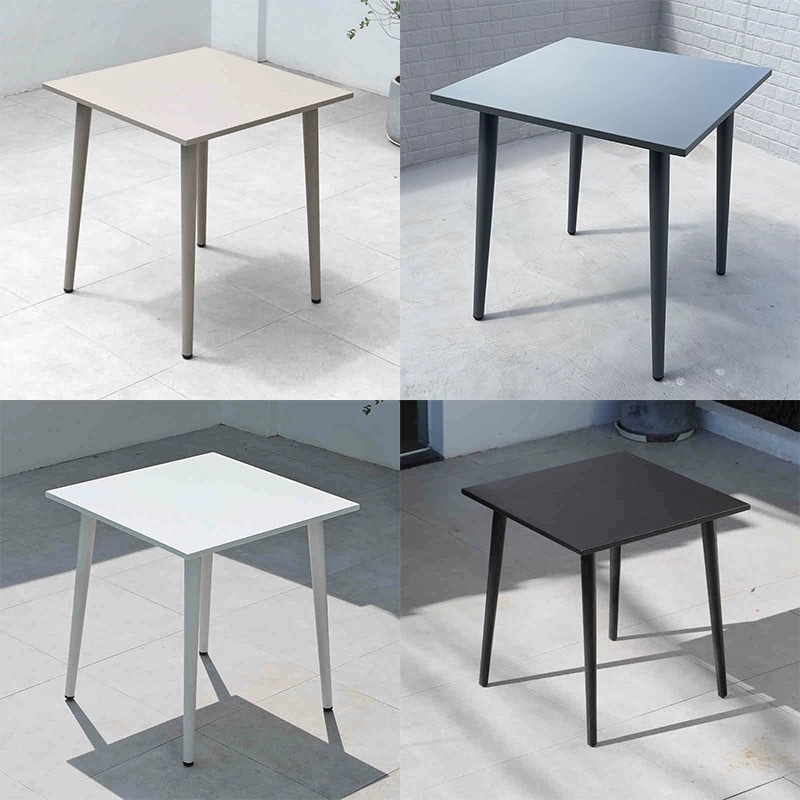Outdoor Tables and Chairs Wholesale for Open-Air Gardens, Courtyard Outdoor Milk Tea Shops, and Balconies, Made of Carbon Steel, Suitable for Milk Tea Shops