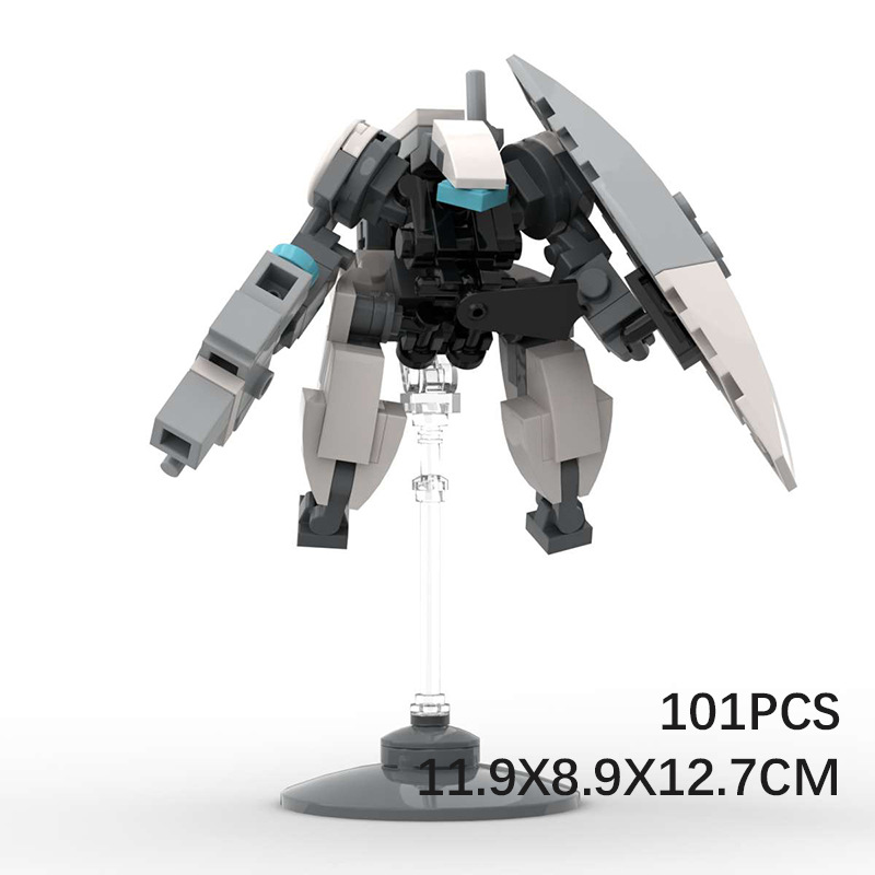 Picture of MOC building blocks compatible with Lego minicomputer assembly exoskeleton robot educational ornaments hand-made DIY building blocks