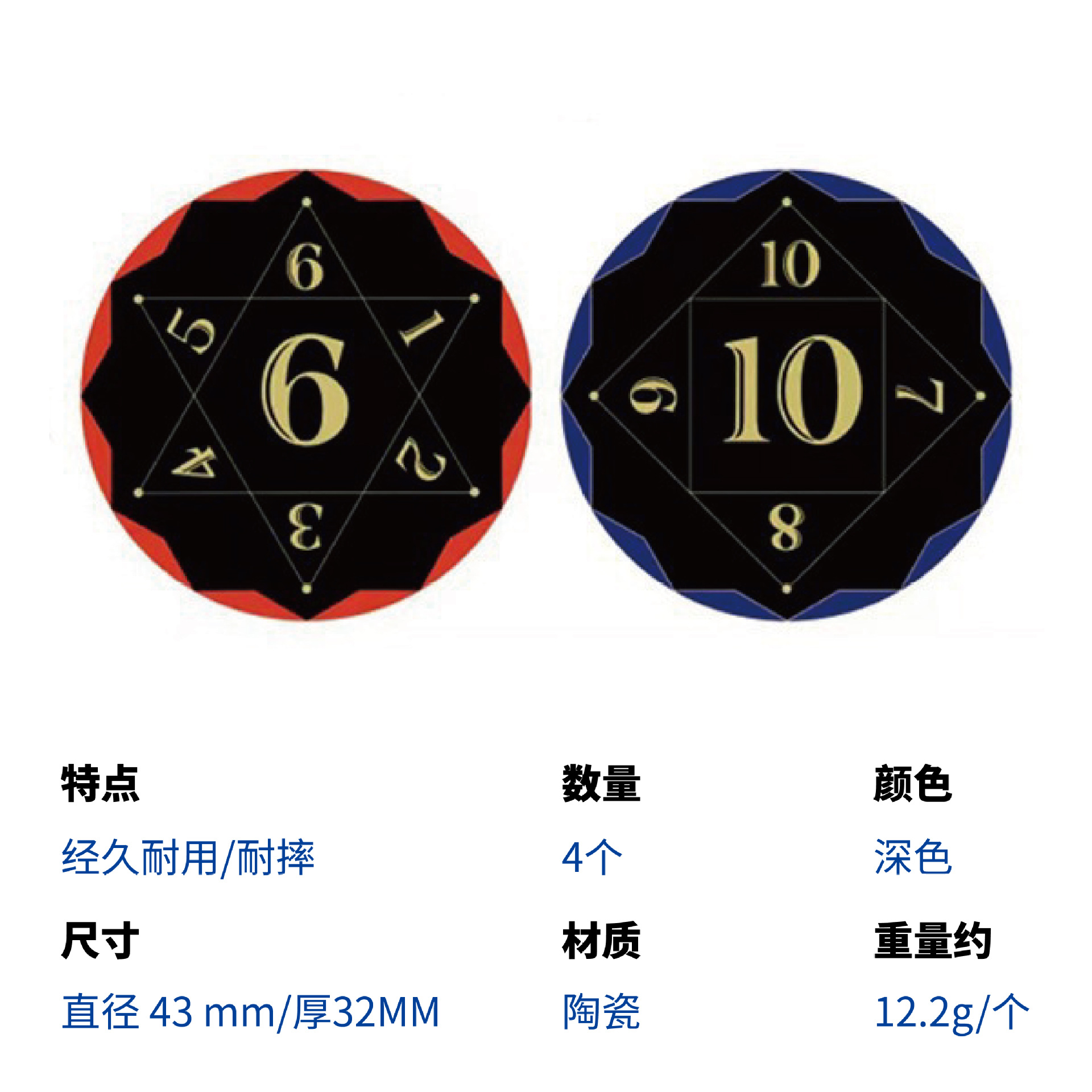 Picture of in stock wholesale egg poker PVC plastic frosted waterproof high-grade exquisite bronzing gift box double pair of suit