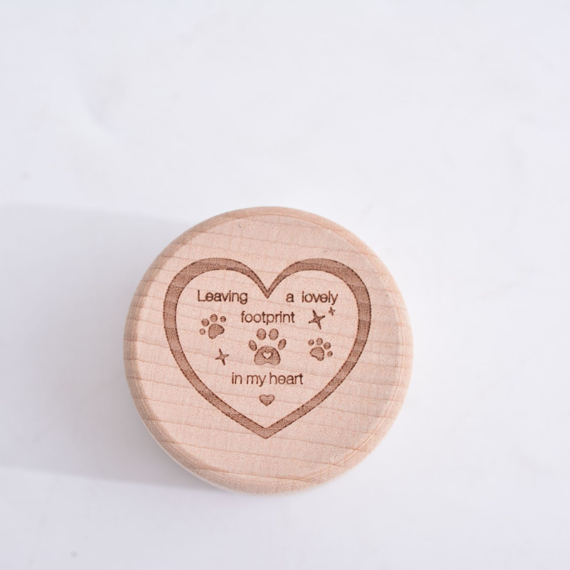 Picture of Cross-Border Wooden Children's Deciduous Tooth Box, Fetal Hair Storage, Tooth Box, Commemorative Collection Box, Tooth Storage Box