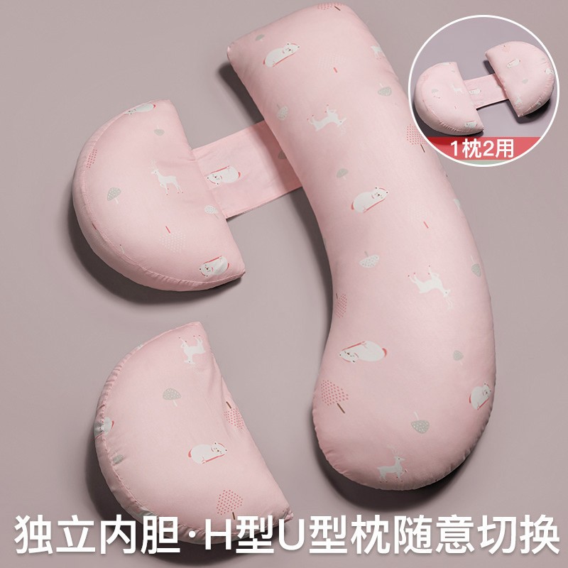 Picture of Cross-border Pregnant Women's Pillow Waist Protection Side Sleeping Side Sleeping Pillow Breast-feeding Pillow Abdominal Cushion Multifunctional Removable and Washable Sleeping Artifact