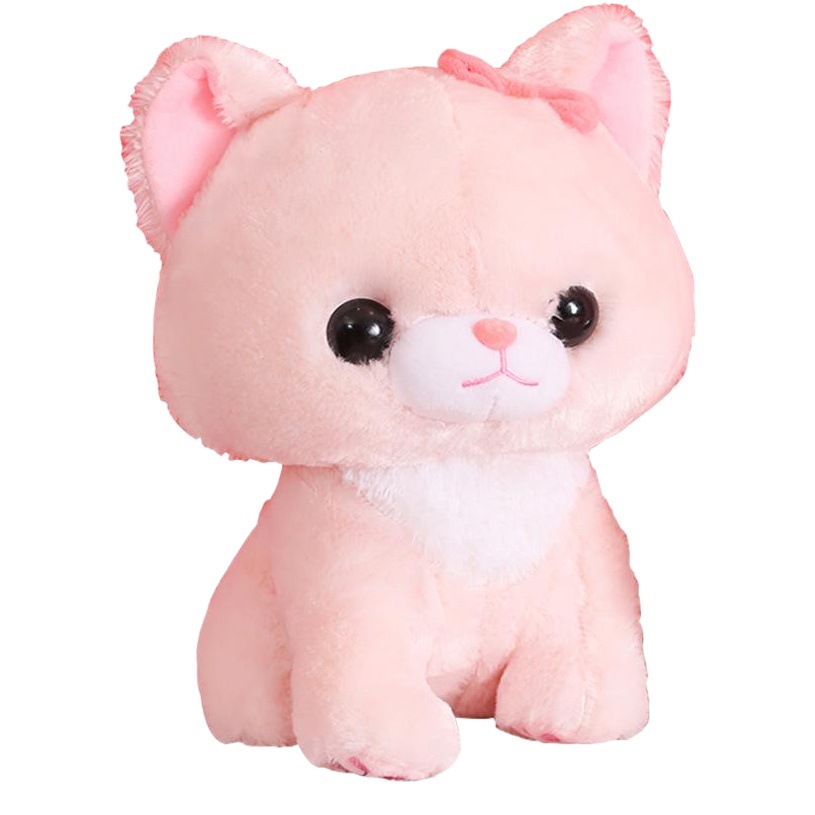 Picture of Cute Sitting Posture Rice Cake Milk Cat Plush Toy Doll Cat Series Doll Cross-border Plush Toy