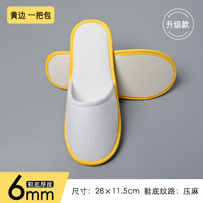 Picture of Disposable Slippers for Star Hotels, B&Bs, Special for Summer Home Use, Non-Slip, Thickened, Hospitality, Customized Wholesale