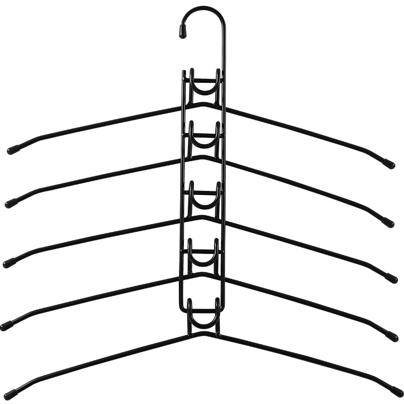 Picture of Space-saving Multi-functional Multi-layer Hanger Hook Magic Home Wardrobe Storage Artifact Hanging Clothes Rack Folding Brace