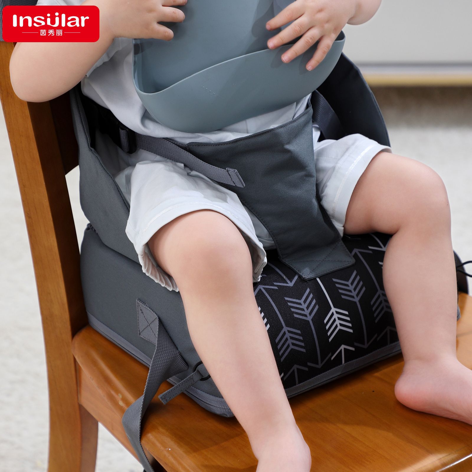 Picture of Portable Folding Baby Seat Booster Cushion Baby Dining Chair Booster Cushion Child Seat Supplies