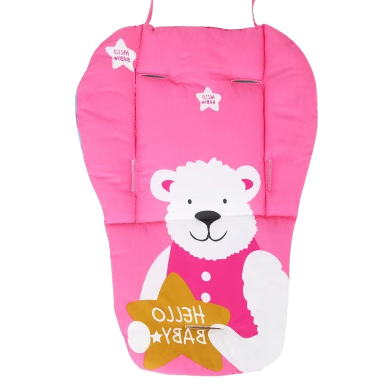 Factory stroller cotton pad thickened warm trolley cushion baby dining chair baby stroller universal stroller mat