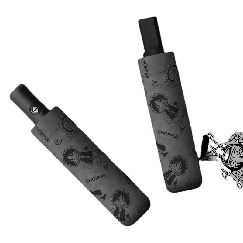 One Piece Umbrella Rain or Shine Parasol Student Sun Protection Uv Protection Automatic Folding Sun Umbrella Men Ins