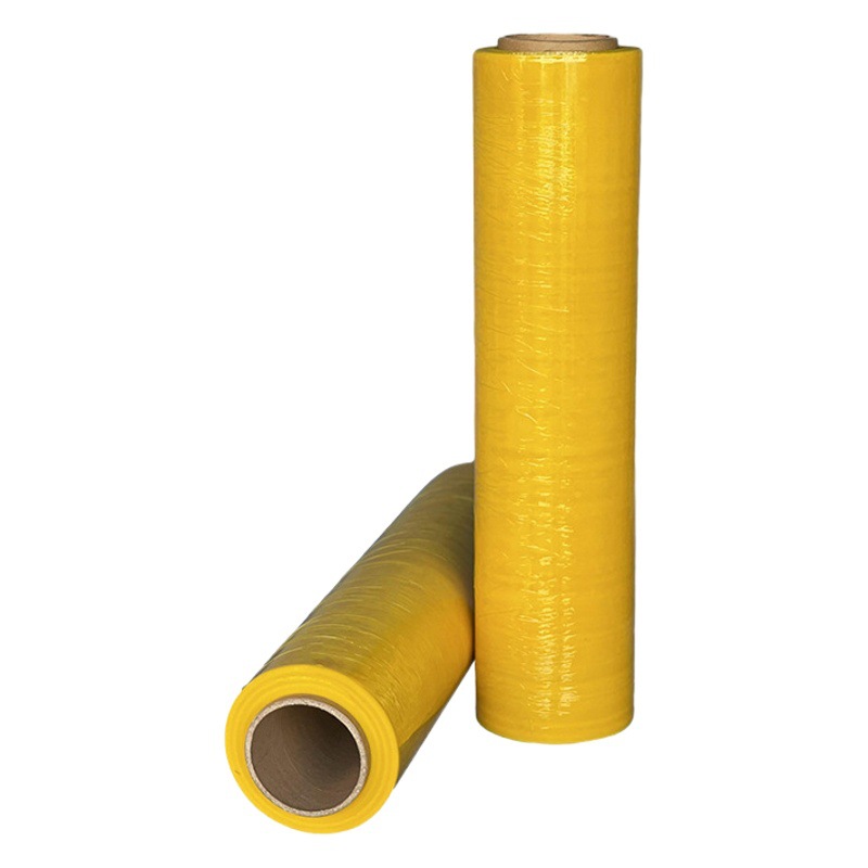 Yellow Stretch Film, Wrapping Film, Industrial Cling Film, Tray Packaging Film, Wrap Film, Plastic Film, High Elasticity
