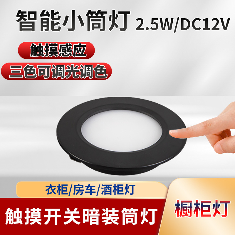 Wholesale Embedded Smart Sensor Downlight Touch Sensor Adjustable Light Cabinet Light 12Vled Rv Light Ce